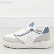 Biało niebieskie sportowe buty damskie McBraun 23233