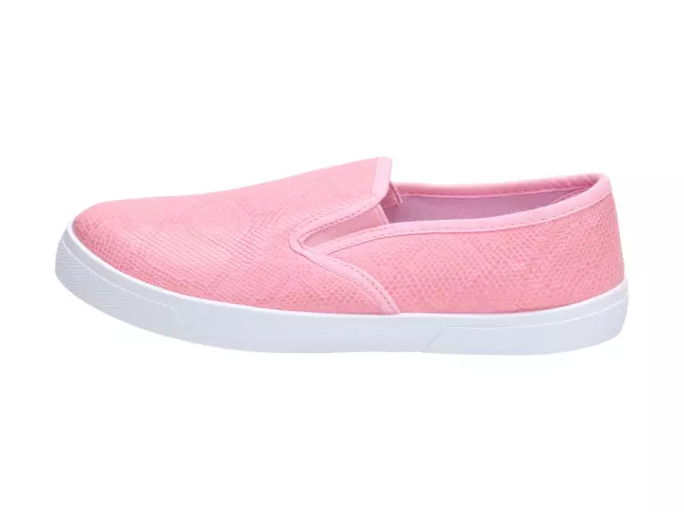 Slip On Różowe tenisówki damskie Wishot 123