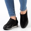 Czarne sneakersy damskie, półbuty M.DASZYŃSKI 2169-3