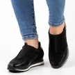 Czarne sneakersy damskie, półbuty M.DASZYŃSKI 2169-3