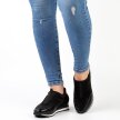 Czarne sneakersy damskie, półbuty M.DASZYŃSKI 2169-3