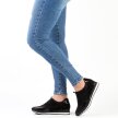 Czarne sneakersy damskie, półbuty M.DASZYŃSKI 2169-3