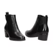 Czarne botki damskie na obcasie VINCEZA 10785 PU