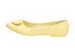 Żółte baleriny damskie Vices 4003-26 Serca