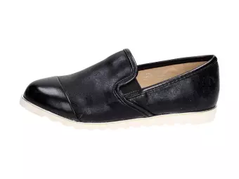 Slip On Czarne półbuty dziecięce Badoxx 442