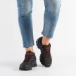 Czarne buty trekkingowe AMERICAN HL18/21 RD