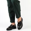 Czarne półbuty damskie S.BARSKI 321 PU