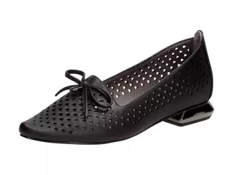 Czarne baleriny damskie Vinceza 10602