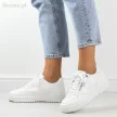 Białe sportowe buty damskie McBraun 23233