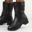 Czarne wysokie botki damskie Filo Donna Z24-43