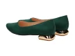 Zielone baleriny damskie VINCEZA 10601
