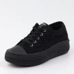 Czarne przewiewne trampki damskie Lee Cooper 1618l