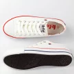 Białe tekstylne trampki damskie LEE COOPER 0875L