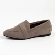 Szare zamszowe loafersy, mokasyny damskie La.Fi 017G-SU