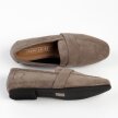 Szare zamszowe loafersy, mokasyny damskie La.Fi 017G-SU