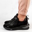 Czarne sneakersy półbuty damskie VINCEZA 10728 BK/BK