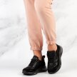 Czarne sneakersy półbuty damskie VINCEZA 10728 BK/BK