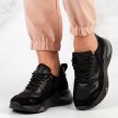 Czarne sneakersy półbuty damskie VINCEZA 10728 BK/BK