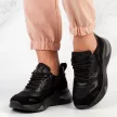 Czarne sneakersy półbuty damskie VINCEZA 10728 BK/BK