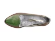 Zielone POLSKIE lordsy damskie SUZANA 4028 KAM