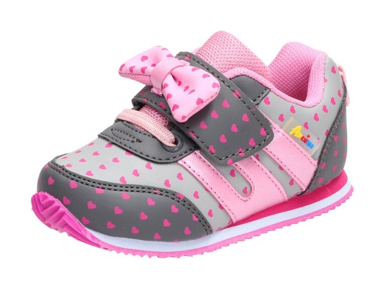 Półbuty dziecięce American Club Bs15 Grey/pink