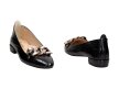 Czarne POLSKIE lordsy damskie SUZANA 4028S