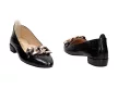 Czarne POLSKIE lordsy damskie SUZANA 4028S