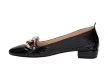 Czarne POLSKIE lordsy damskie SUZANA 4028S