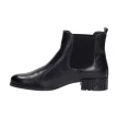 Czarne botki damskie na obcasie SERGIO LEONE BT532 PU