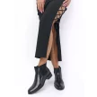 Czarne botki damskie na obcasie SERGIO LEONE BT532 PU