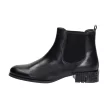 Czarne botki damskie na obcasie SERGIO LEONE BT532 PU