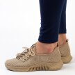 Beżowe sportowe buty damskie SUPER STAR 537G