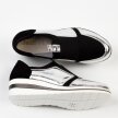 Czarne sneakersy damskie JEZZI 1738-16 SL