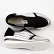 Czarne sneakersy damskie JEZZI 1738-16 SL