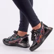 Czarne sneakersy półbuty damskie VINCEZA 10676