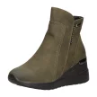 Botki damskie na koturnie JEZZI 2131-6 KHAKI