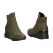 Botki damskie na koturnie JEZZI 2131-6 KHAKI