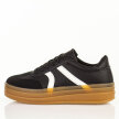 Czarne sneakersy damskie Jezzi News 9087
