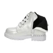 Srebrne botki dla dziewczynki NAVY DOT 61060