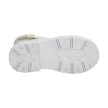 Srebrne botki dla dziewczynki NAVY DOT 61060