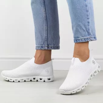 Białe sportowe buty damskie Vinceza 17296