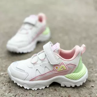 Białe sportowe buty dziecięce American Club Aa25/22