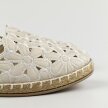 Białe espadryle damskie, baleriny POTOCKI 16008