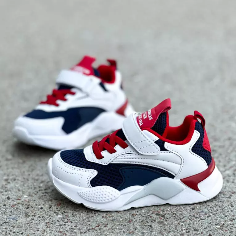 Sportowe buty dziecięce AMERICAN ES13/21 WT/NV