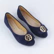 Granatowe baleriny damskie POTOCKI 23004