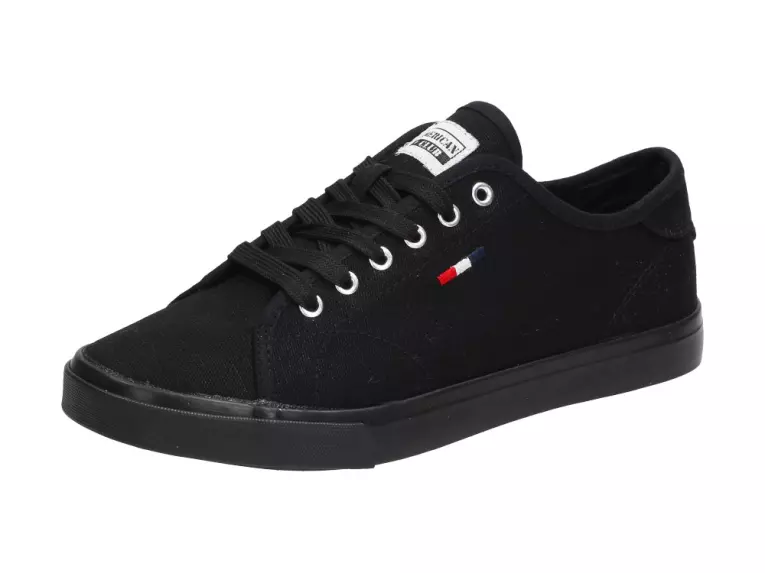 Czarne trampki damskie American Club Fh16/20