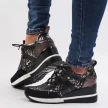 Sneakersy damskie VINCEZA 10670 CZARNY MIX