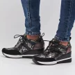 Sneakersy damskie VINCEZA 10670 CZARNY MIX