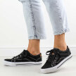 Czarne trampki damskie American Club 17036