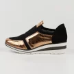 Czarne sneakersy damskie JEZZI 1738-16 GL